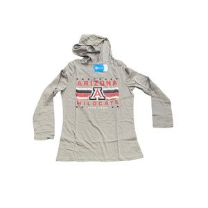 Arizona Wildcats Women’s Stripes Long Sleeve Pullover Hoodie